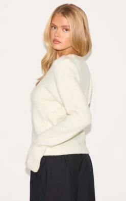 Prettylittlething Cream Knit Asymmetric Button Cardigan 6 Prettylittlething Cream Knit Asymmetric Button Cardigan -Pretty Little Thing Shop d8826e89bdb06db9cae25846c3776d7ad84a96b6 CNL6095 2 cream knit asymmetric button cardigan