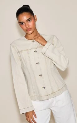 Prettylittlething Washed Stone Cinched Long Sleeve Denim Jacket 8 Prettylittlething Washed Stone Cinched Long Sleeve Denim Jacket -Pretty Little Thing Shop d89964f94e80f10dbb39969c2561356bf4c6c6d5 CNM7458 4 washed stone cinched long sleeve denim jacket