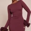Prettylittlething Plum Boat Neck Puff Sleeve Bodycon Dress -Pretty Little Thing Shop d8c2cda8f78c97b7d5ae24612d3b24df8bb2e3ad CNO4273 1 plum boat neck puff sleeve bodycon dress