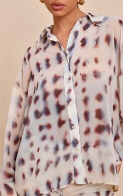 Prettylittlething Cream Chiffon Printed Oversized Shirt -Pretty Little Thing Shop d90e516c5ff4f58605fda0103f004022effdd98e CNN0152 4 cream chiffon printed oversized shirt