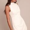 Prettylittlething Cream Woven High Neck Sleeveless Bodycon Dress -Pretty Little Thing Shop d9a7626c118ff4f0270f6c4f693c49f0197c0894 CNO3534 1 cream woven high neck sleeveless bodycon dress