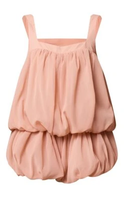 Prettylittlething Apricot Chiffon Layered Puffball Romper -Pretty Little Thing Shop d9d9030a9c07cda3b2d6340337aaec0c9884da41 CNM4459 5 apricot chiffon layered puffball playsuit