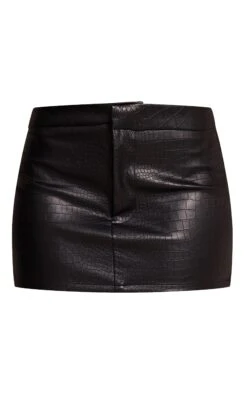 Black Croc Faux Leather Mini Skirt 11 Black Croc Faux Leather Mini Skirt -Pretty Little Thing Shop da169380719d61f1c57ad011551dc013f2fa5dac CNO0693 6 black croc faux leather mini skirt