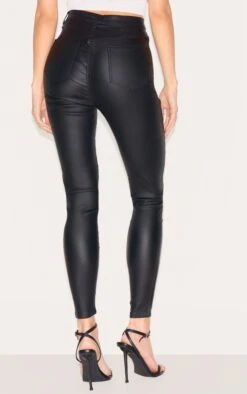 Prettylittlething Black 5 Pocket Coated Skinny Jeans -Pretty Little Thing Shop dc172c11cff361db86e361e6cea238778af2795e CMG2320 3 black 5 pocket coated skinny jeans