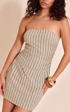 Prettylittlething Stone Striped Bandeau Ruched Mini Shift Dress -Pretty Little Thing Shop dc72d217ff24a0affe6dc0507c097ce7d1b39ca0 CNN5314 4 stone striped bandeau ruched mini shift dress