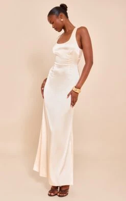Prettylittlething Natural Satin Cross Back Midaxi Dress -Pretty Little Thing Shop dd10c5f89647df7553bdaa107bf775a3fe58902c CNM7582 3 natural satin cross back midaxi dress