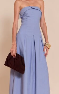 Prettylittlething Light Blue Bandeau Pleated Midaxi Dress -Pretty Little Thing Shop dd4d0fffcbfd68f509b96ce2575964a26e7d7e0e CNN3590 4 light blue bandeau pleated midaxi dress