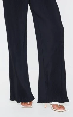 Prettylittlething Black Plisse High Waisted Wide Leg Pants -Pretty Little Thing Shop dda483b1c07be8e580fd3a94f89c787aeaf12fe6 cmt2907 4