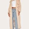 Prettylittlething Beige Belted Double Breasted Trench Coat -Pretty Little Thing Shop def2a8ae32b32fde92521c87b647474f3ef1a3b9 CNC0417 1 beige belted double breasted trench coat