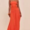 Prettylittlething Orange Bandeau Chiffon Pleated Maxi Dress -Pretty Little Thing Shop df33ea38e607b408d8ee1d5ae47e6fbf03259aee CNN1740 1 orange bandeau chiffon pleated maxi dress
