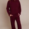 Burgundy Drawstring Wide Leg Knitted Pants -Pretty Little Thing Shop dfaec3a1dc2a1dfb629fdba44f5b7bf52048a070 CNN9732 1 burgundy drawstring wide leg knitted trousers