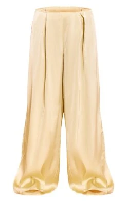Prettylittlething Lemon Pleated Satin Wide Leg Pants -Pretty Little Thing Shop e0208e25a3b8a34ab3d8549debd02fb821fa1e89 CNN7272 5 lemon pleated satin wide leg trousers