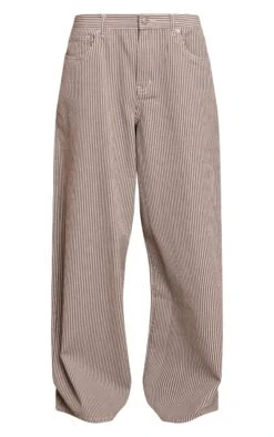 Prettylittlething Khaki Pinstripe High Waist Denim Jeans -Pretty Little Thing Shop e108a6ab001b3c09916b0b37cd5de2f53d939923 CNN6723 5 khaki pinstripe high waist denim jeans