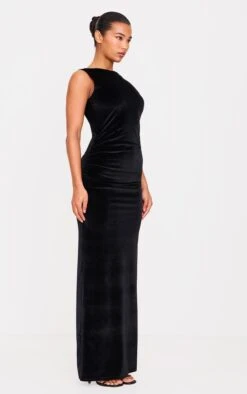 Black Velvet Boat Neck Maxi Dress -Pretty Little Thing Shop e10a4f3c5210374d1edd1cf51e3bc7974598bed1 cnl0984 3