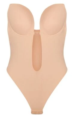 Prettylittlething Nude Shapewear Plunge Body -Pretty Little Thing Shop e15707d711928eb7ade456275004cf5cbd6a7e4b CLS8625 6 nude shapewear plunge body