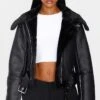 Prettylittlething Black Multi Zip Cropped Aviator -Pretty Little Thing Shop e165f6e6e157d1df481fe4a165fc4341059d27a9 cms6045 1
