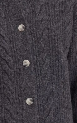 Charcoal Cable Knit Button Through Cardigan 8 Charcoal Cable Knit Button Through Cardigan -Pretty Little Thing Shop e18879bd11af64cd5b02b0ec335a40bd92bd938f CNN9457 4 charcoal cable knit button through cardigan