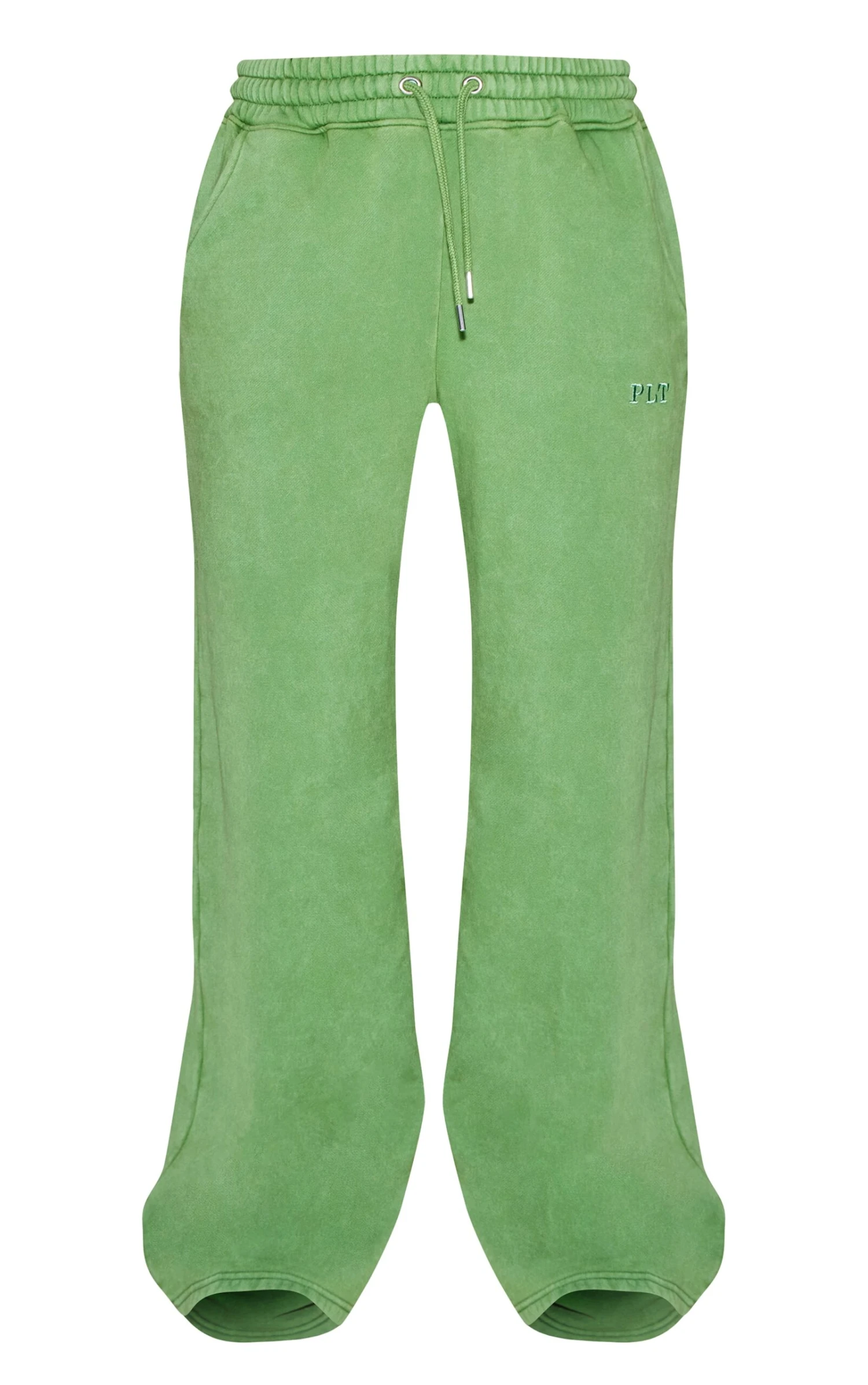 Forest Green Washed Wide Leg Sweatpants 5 Forest Green Washed Wide Leg Sweatpants - Image 5