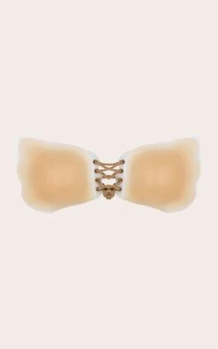 PRETTYLITTLETHING Nude Silicone Push Up Stick On Bra