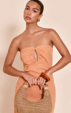 Prettylittlething Burnt Orange Woven Tailored Cut Out Detail Maxi Dress -Pretty Little Thing Shop e383c644aa960c3d9db47a7494b4edcf49554aba CNN7676 4 burnt orange woven tailored cut out detail maxi dress