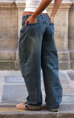 Prettylittlething Vintage Turn Up Hem Barrel Style Jeans -Pretty Little Thing Shop e3a6ea30117e2d703370df5579e69029aae4175d cnk1584 3