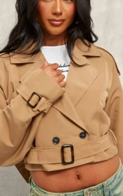 Prettylittlething Taupe Belted Cropped Trench Coat 8 Prettylittlething Taupe Belted Cropped Trench Coat -Pretty Little Thing Shop e3ed58171e931594b2ee55267a3514c826ccdce8 CNJ3018 4 taupe belted cropped trench coat