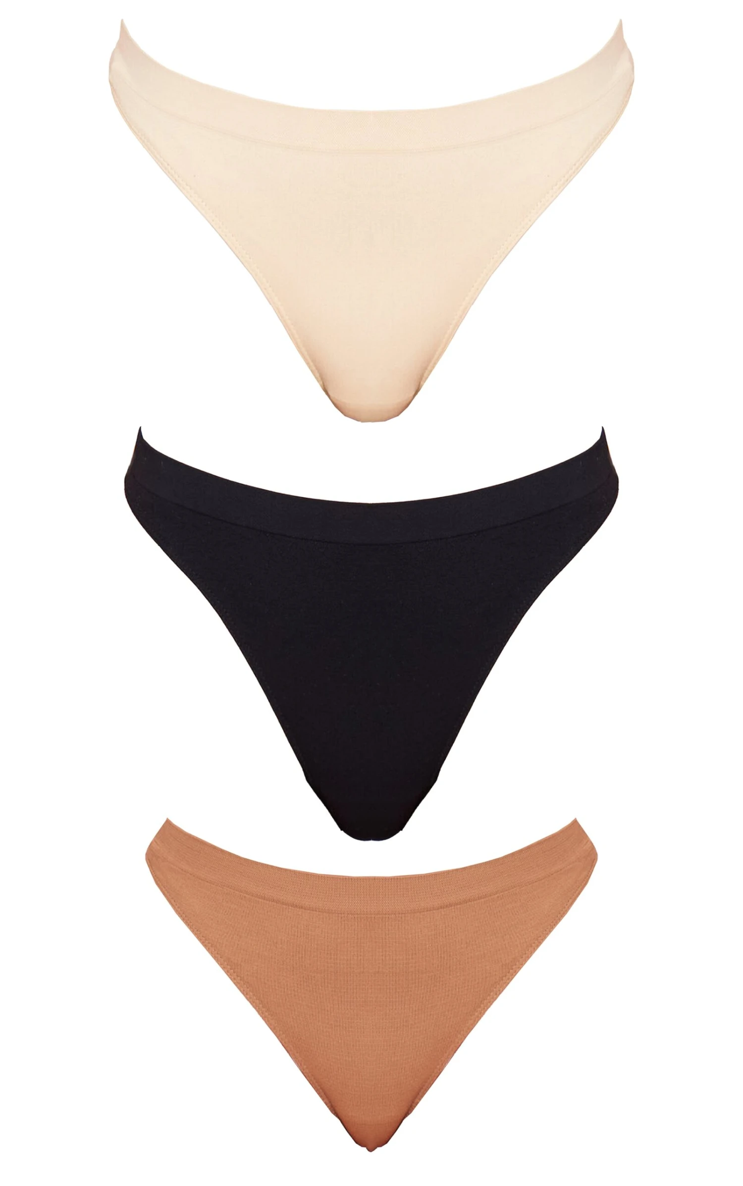 Prettylittlething Brown Multi Pack Of 5 Seamless Thongs 5 Prettylittlething Brown Multi Pack Of 5 Seamless Thongs - Image 5