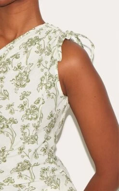 Prettylittlething Green Lightweight Woven Printed Ruched Asymmetric Long Top -Pretty Little Thing Shop e4bb98b218226c1c168d1990da1a17d7038f4f80 CNM4648 4 green lightweight woven printed ruched asymmetric long top