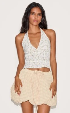 Prettylittlething Butter Yellow Textured Tie Waist Detail Puffball Mini Skirt -Pretty Little Thing Shop e4fb0a1891e9580ef92ea6352dadcdae111ff4bd CNM0508 4 butter yellow textured tie waist detail puffball mini skirt