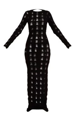 Black Long Sleeve Backless Maxi Dress -Pretty Little Thing Shop e5e243530a8233b690d198ba0a24d428acbfd102 CNO0188 5 black long sleeve backless maxi dress
