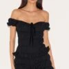 Prettylittlething Black Extreme Ruched Bardot Romper 10 Prettylittlething Black Extreme Ruched Bardot Romper -Pretty Little Thing Shop e611bcf8f3a4694cbe4257458ce61d5a8292f567 CNL9245 1 black extreme ruched bardot playsuit