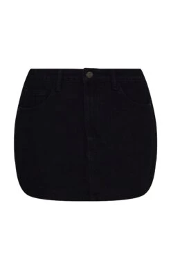 Prettylittlething Washed Black Rigid Denim Mini Skirt -Pretty Little Thing Shop e6de650bce5b68272406822297b02e4916b35c8e CNM0851 6 washed black rigid denim mini skirt