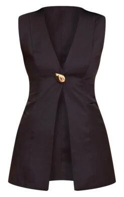 Prettylittlething Black Hardware Collarless Vest -Pretty Little Thing Shop e7c69077baba7022bdd8b1db4a677cf9b4817858 CNN1178 5 black hardware collarless waistcoat