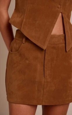 Prettylittlething Camel Suede Pocket Detail Mini Skirt -Pretty Little Thing Shop e8c2192daff00cbf72a97727cdaf3a2cea943d0e CNO4262 5 camel suede pocket detail mini skirt