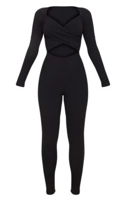 Prettylittlething Black Rib Cross Over Long Sleeved Jumpsuit 7 Prettylittlething Black Rib Cross Over Long Sleeved Jumpsuit -Pretty Little Thing Shop e9907495e6af9e9ecb3511364b5f7106828e327f cmf2758 3