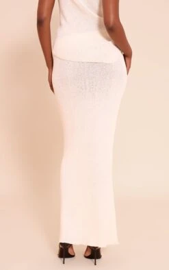 Prettylittlething Cream Bobble Knit Low Rise Maxi Skirt -Pretty Little Thing Shop e9f9ac732ebef9a7fa67fcfdeb25ad8e953cdfb8 CNN7037 3 cream bobble knit low rise maxi skirt