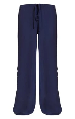 Prettylittlething Navy Floaty Drawstring Thin Waistband Pants -Pretty Little Thing Shop eaea0431017372a0f1d3e063a9c408535cbfb666 CNM5062 5 navy floaty drawstring thin waistband trousers