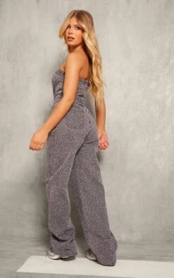 Prettylittlething Grey Bobble Straight Leg Corset Jumpsuit -Pretty Little Thing Shop eb116ed855705f2f448e089040c7a1949e17aa86 cnh6023 2