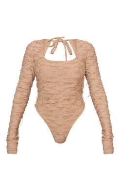 Taupe Textured Distressed Jersey Open Back Bodysuit 9 Taupe Textured Distressed Jersey Open Back Bodysuit -Pretty Little Thing Shop eb86feaa5af16a09764bd39d2788b05c5071ef0f cni3294 5
