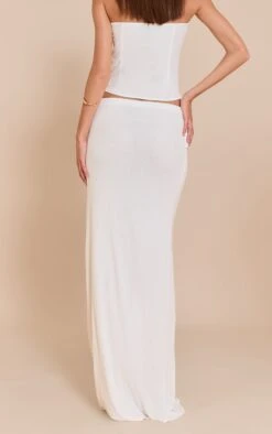 Prettylittlething White Burnout Mesh Trim Detail Wrap Maxi Skirt -Pretty Little Thing Shop ecbe353a00cf22b5283a9cbbf0806b337bef67b7 CNN5350 3 white burnout mesh trim detail wrap maxi skirt