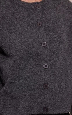 Prettylittlething Charcoal Crew Neck Knit Cardigan -Pretty Little Thing Shop ed69d28082b2147fd282e60db103e6126bf6b701 CNN6372 4 charcoal crew neck knit cardigan