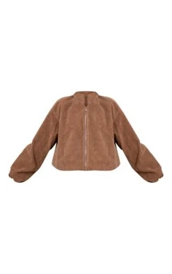 Prettylittlething Mushroom Faux Suede Bomber Jacket -Pretty Little Thing Shop ee87acd2251e4cebd3051b252edddde5708560d6 CNN8564 5 mushroom faux suede bomber jacket