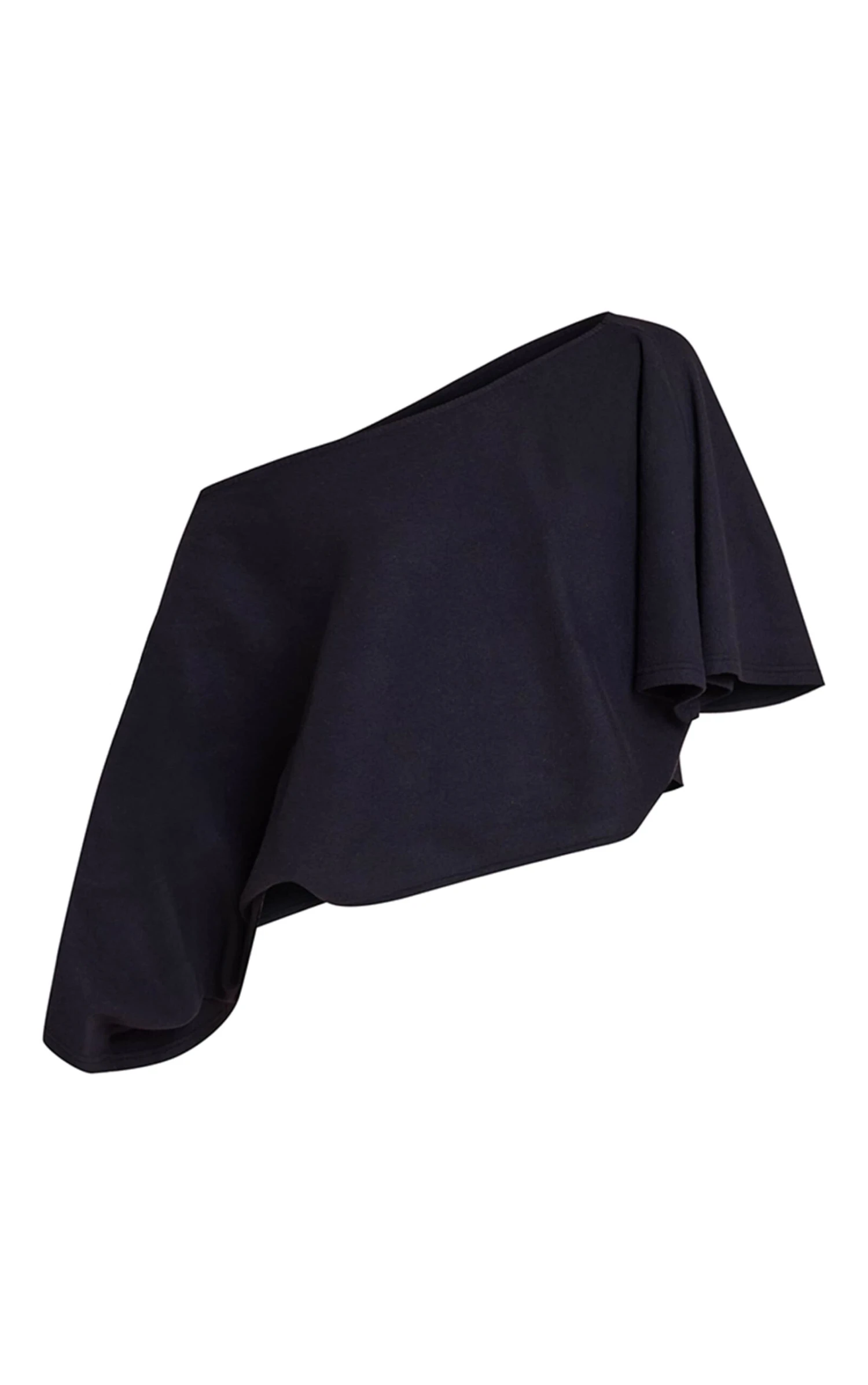 Prettylittlething Navy Heavy Brushed Rib Cape Sleeve Top 5 Prettylittlething Navy Heavy Brushed Rib Cape Sleeve Top - Image 5