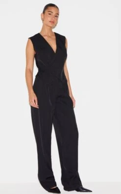 Prettylittlething Black Woven Asymmetric Detail Vest Straight Leg Jumpsuit 7 Prettylittlething Black Woven Asymmetric Detail Vest Straight Leg Jumpsuit -Pretty Little Thing Shop ef6b2175702c6c4453ae355102511c2e45a8a3dc cnl7233 3