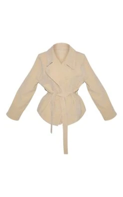 Prettylittlething Buttercream Faux Suede Belted Jacket -Pretty Little Thing Shop eff87f238f5e97177a6291097829f93385a619af CNN8414 5 buttercream faux suede belted jacket