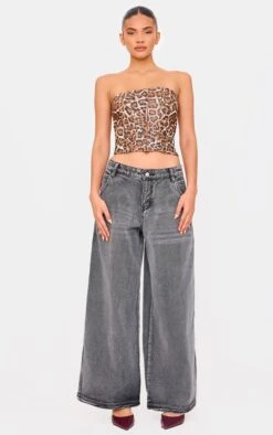 Prettylittlething Brown Faux Leather Leopard Print Studded Crop Corset 7 Prettylittlething Brown Faux Leather Leopard Print Studded Crop Corset -Pretty Little Thing Shop f0450acf55db5a50dbf6a779036297e07f7515b5 cnk2297 3