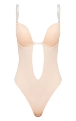 Prettylittlething Nude Shapewear Plunge Body -Pretty Little Thing Shop f0599f587b8c49edf17ce8ca23198e8261ec4de8 CLS8625 7