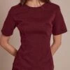 Prettylittlething Dark Burgundy Cinched Waist Peplum Denim Top -Pretty Little Thing Shop f05cf5f60791962d095669149357e60054366fda CNN2181 1 dark burgundy cinched waist peplum denim top