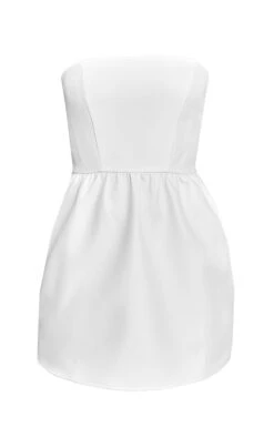 Prettylittlething Cream Woven Bandeau Pocket Detail Shift Dress -Pretty Little Thing Shop f18d679c533696dc652b82afabb975744acd8fba CNN3828 5 cream woven bandeau pocket detail shift dress