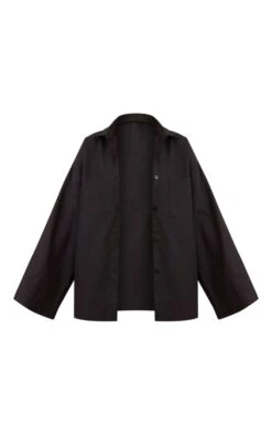 Prettylittlething Black Woven Balloon Sleeve Oversized Shirt 9 Prettylittlething Black Woven Balloon Sleeve Oversized Shirt -Pretty Little Thing Shop f1e7e4ff94afe1cee1edc3e41fbcbecf93259026 cnd4690 5